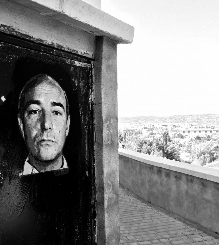 Antonio Saura · arte urbano de ME BES en Cuenca