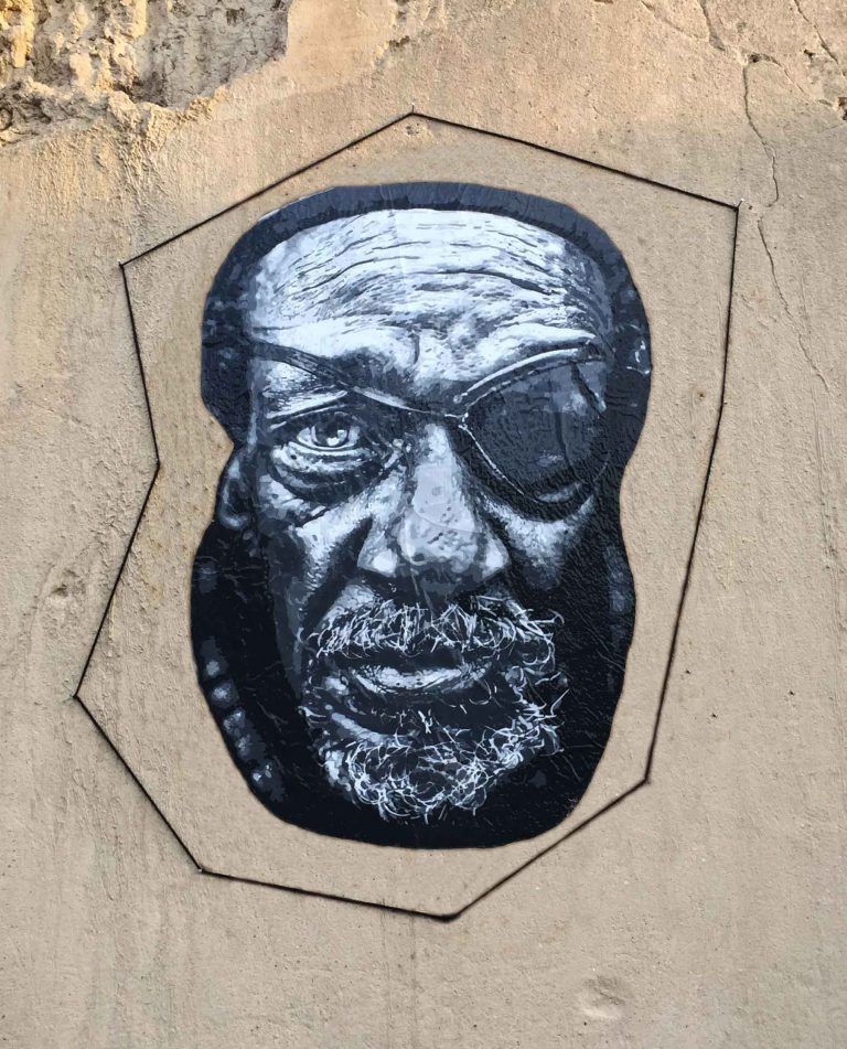 Los Olvidados II · arte urbano de ME BES en Zaragoza