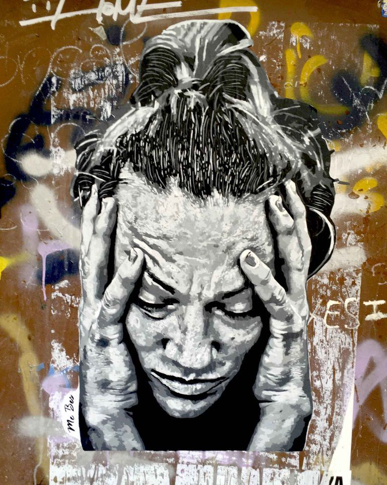 Los Olvidados V · arte urbano de ME BES en Zaragoza