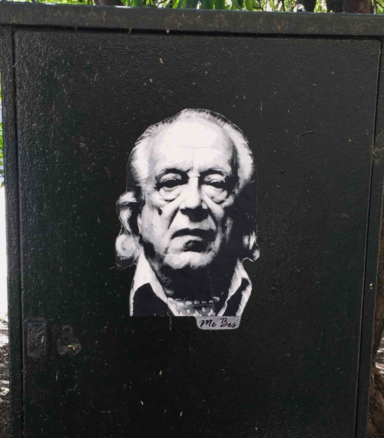 Rafael Alberti · arte urbano de ME BES en Zaragoza