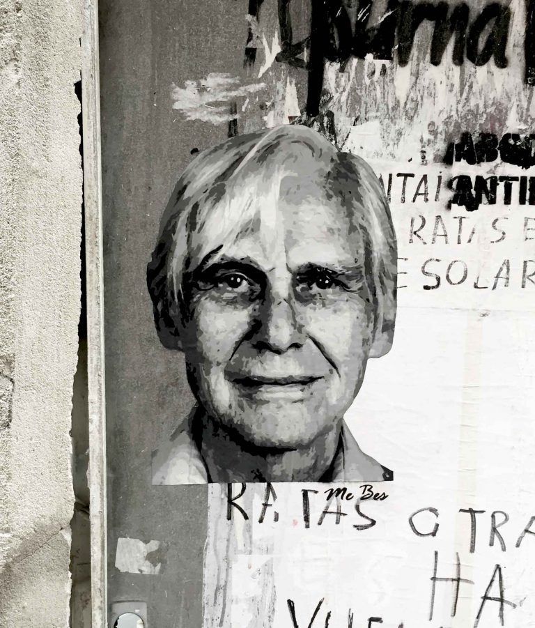 Willem de Kooning · arte urbano de ME BES en Zaragoza