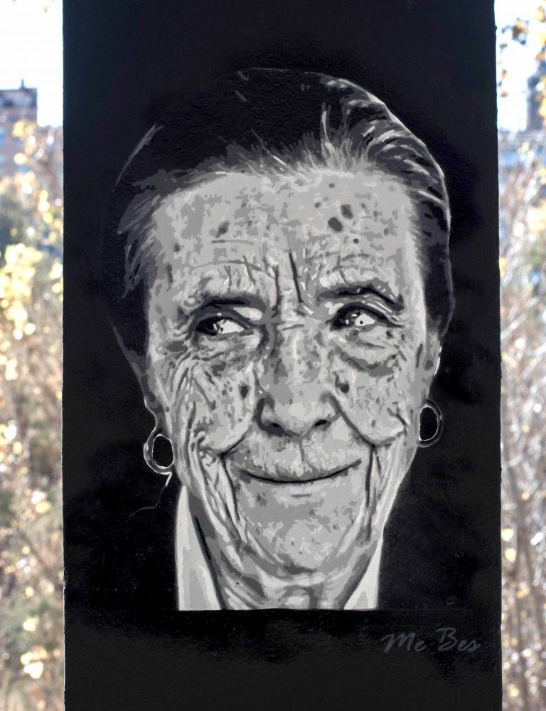 Louise Bourgeois · arte urbano de ME BES