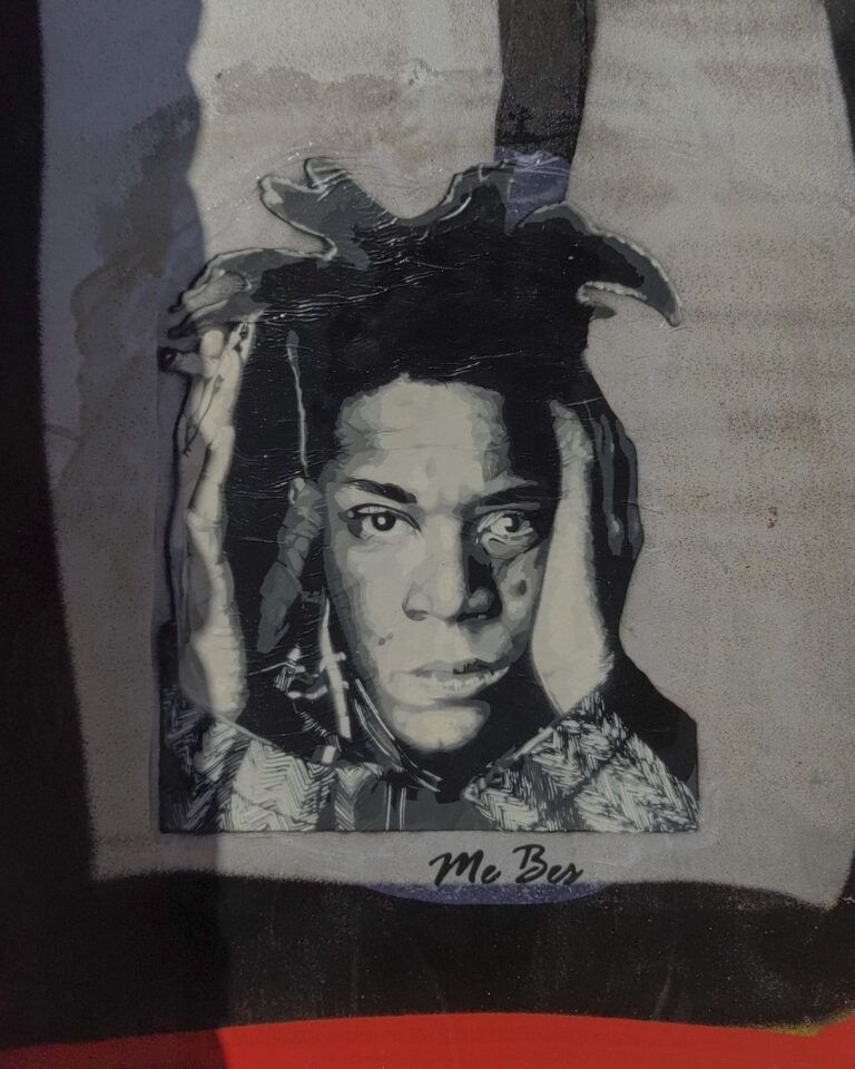 Jean-Michel Basquiat · arte urbano de ME BES