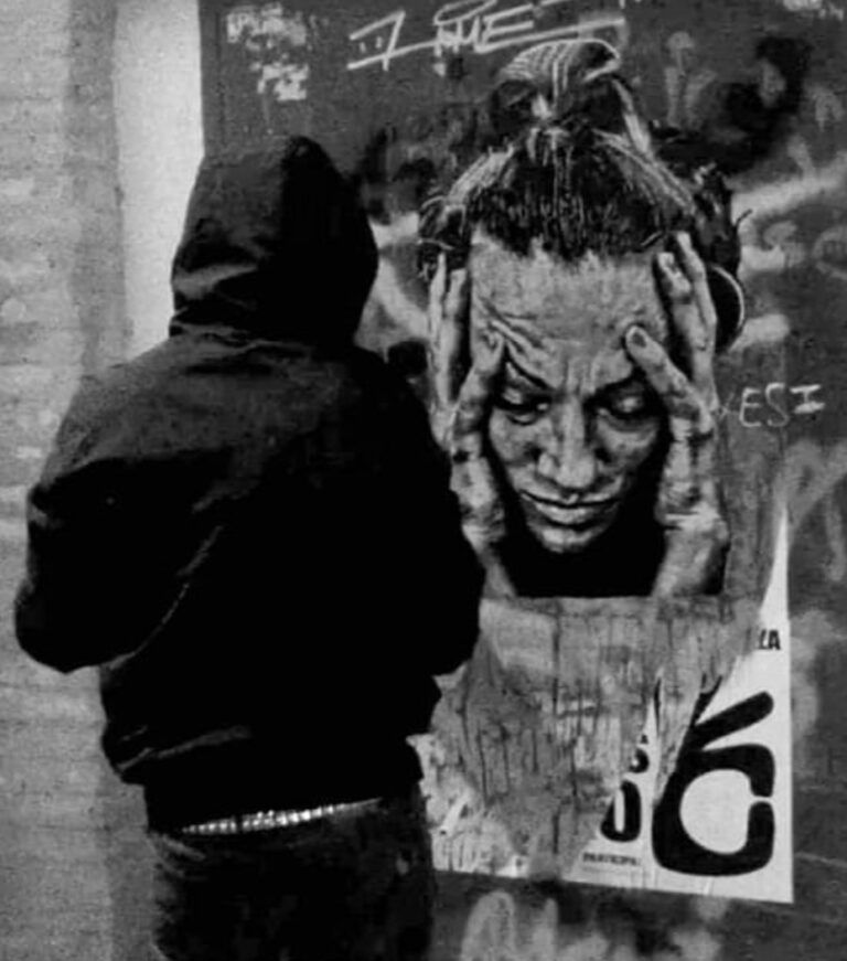 Los Olvidados V · arte urbano de ME BES en Zaragoza