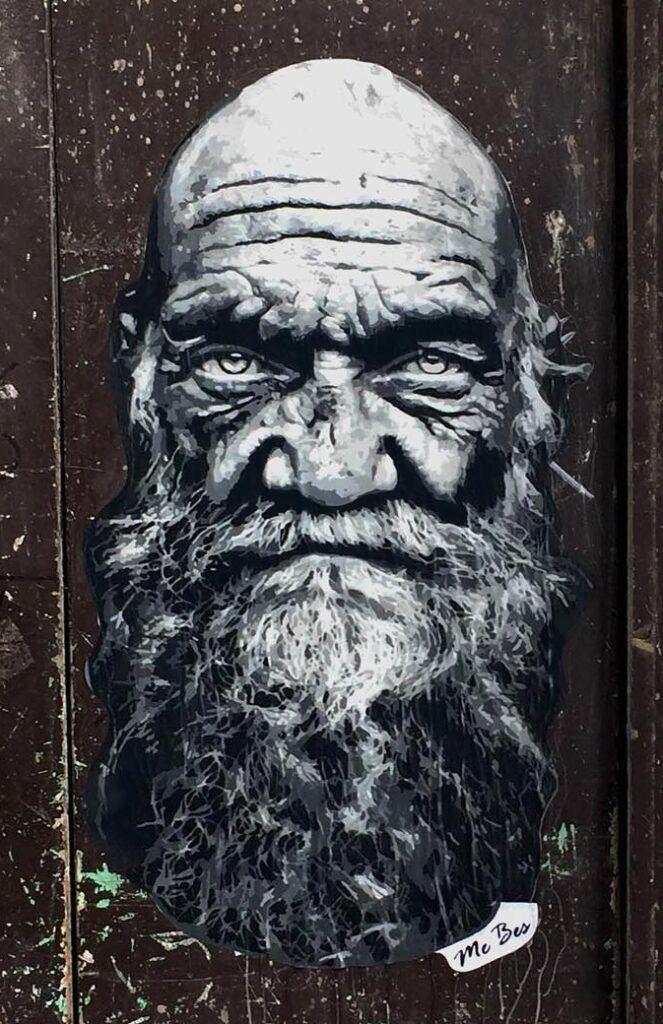 Homeless I · arte urbano de ME BES en Zaragoza