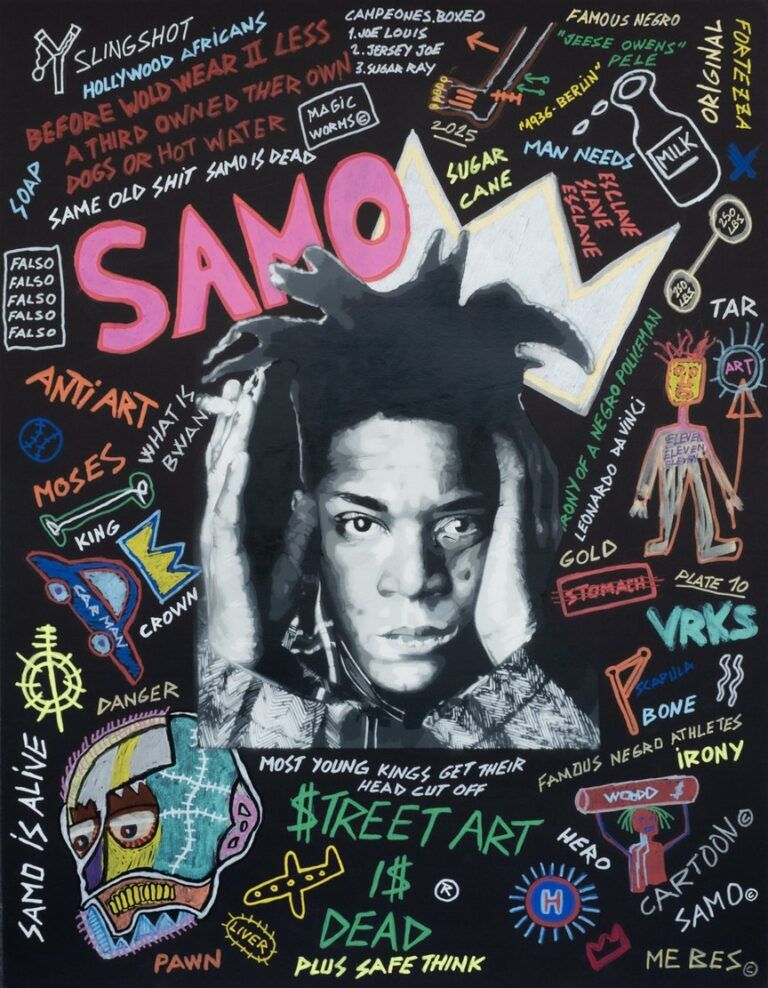 Jean-Michel Basquiat · obra de estudio de ME BES