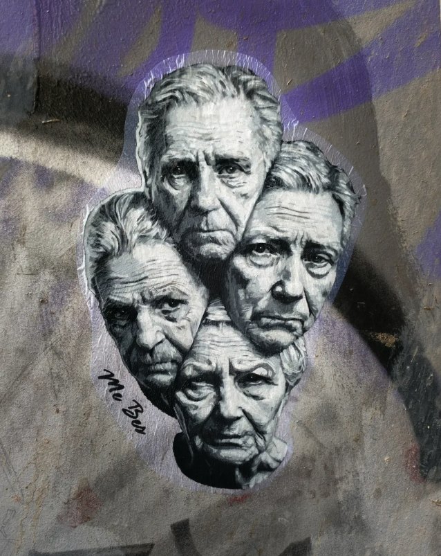 Soledades Habitadas – Obra VI · arte urbano de ME BES en Zaragoza